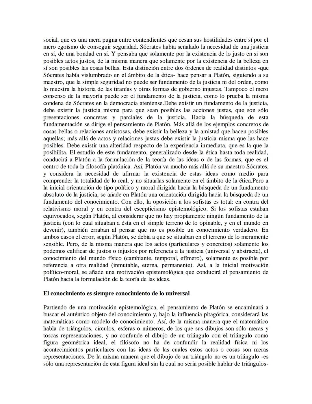 Platón: el mito de la caverna

--Ahora, continué, imagínate nuestra naturaleza, por lo que se refiere a la ciencia, y a la
ignorancia, media