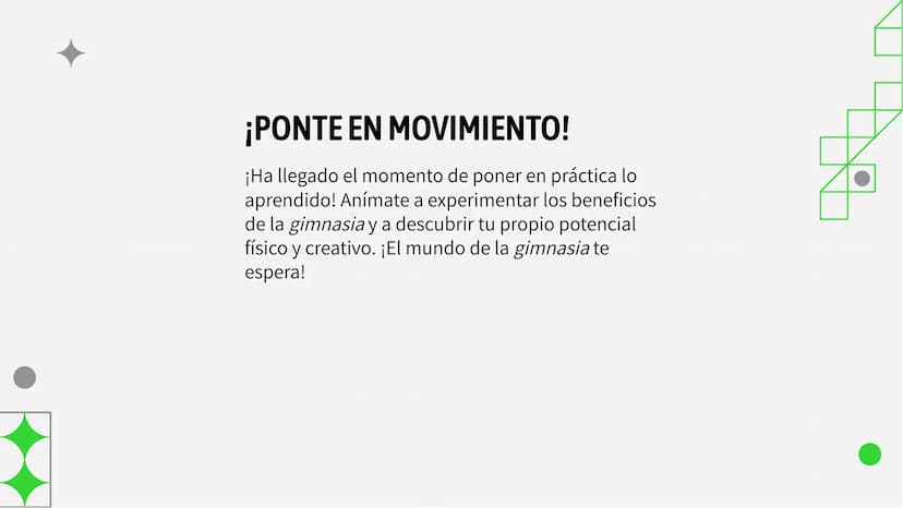 DC
¡Ponte en Movimiento!: Explorando
el Mundo de la Gimnasia ¡BIENVENIDOS A LA GIMNASIA!
¡Descubre el mundo de la gimnasia y su impacto en e