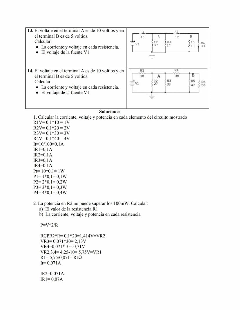 INSTITUCIÓN UNIVERSITARIA PASCUAL BRAVO
CIRCUITOS ELECTRICOS
PROBLEMAS SOBRE CIRCUITOS BÁSICOS
INTEGRANTES: LUIS ENRIQUE POMBO MEZA GIOVANNY