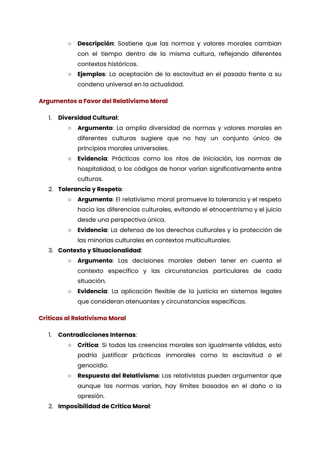 Relativismo y Universalismo Moral
Introducción
En el ámbito de la ética y la filosofía moral, dos posturas fundamentales son el
relativismo 