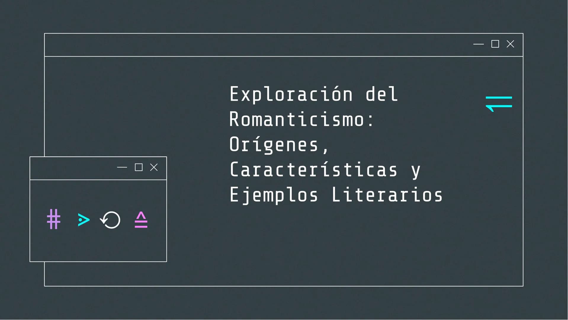 ох
||
ОХ
#>ㅇ 스
Exploración del
Romanticismo:
Orígenes,
Características y
Ejemplos Literarios Introducción al Romanticismo
El Romanticismo fu