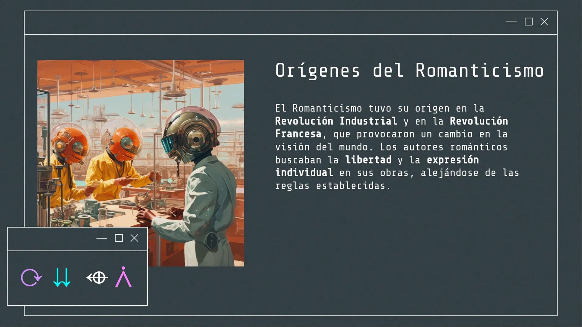 ох
||
ОХ
#>ㅇ 스
Exploración del
Romanticismo:
Orígenes,
Características y
Ejemplos Literarios Introducción al Romanticismo
El Romanticismo fu