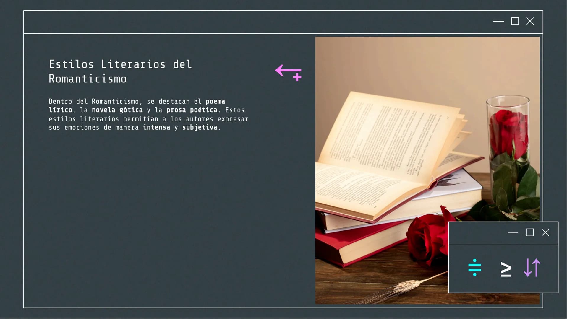 ох
||
ОХ
#>ㅇ 스
Exploración del
Romanticismo:
Orígenes,
Características y
Ejemplos Literarios Introducción al Romanticismo
El Romanticismo fu