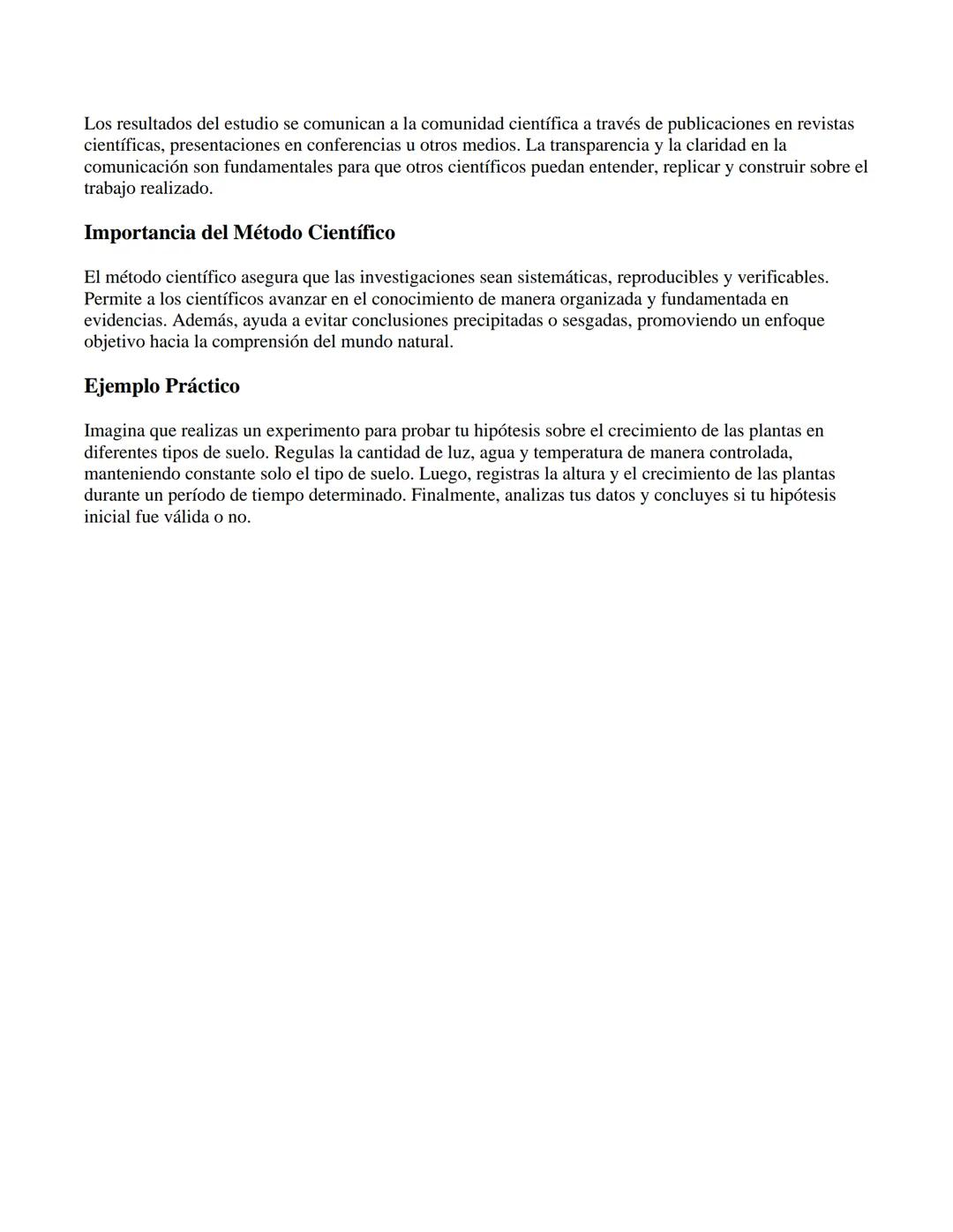EL METODO CIENTIFICO
El método científico es una herramienta fundamental que utilizan los científicos para investigar y
entender el mundo qu