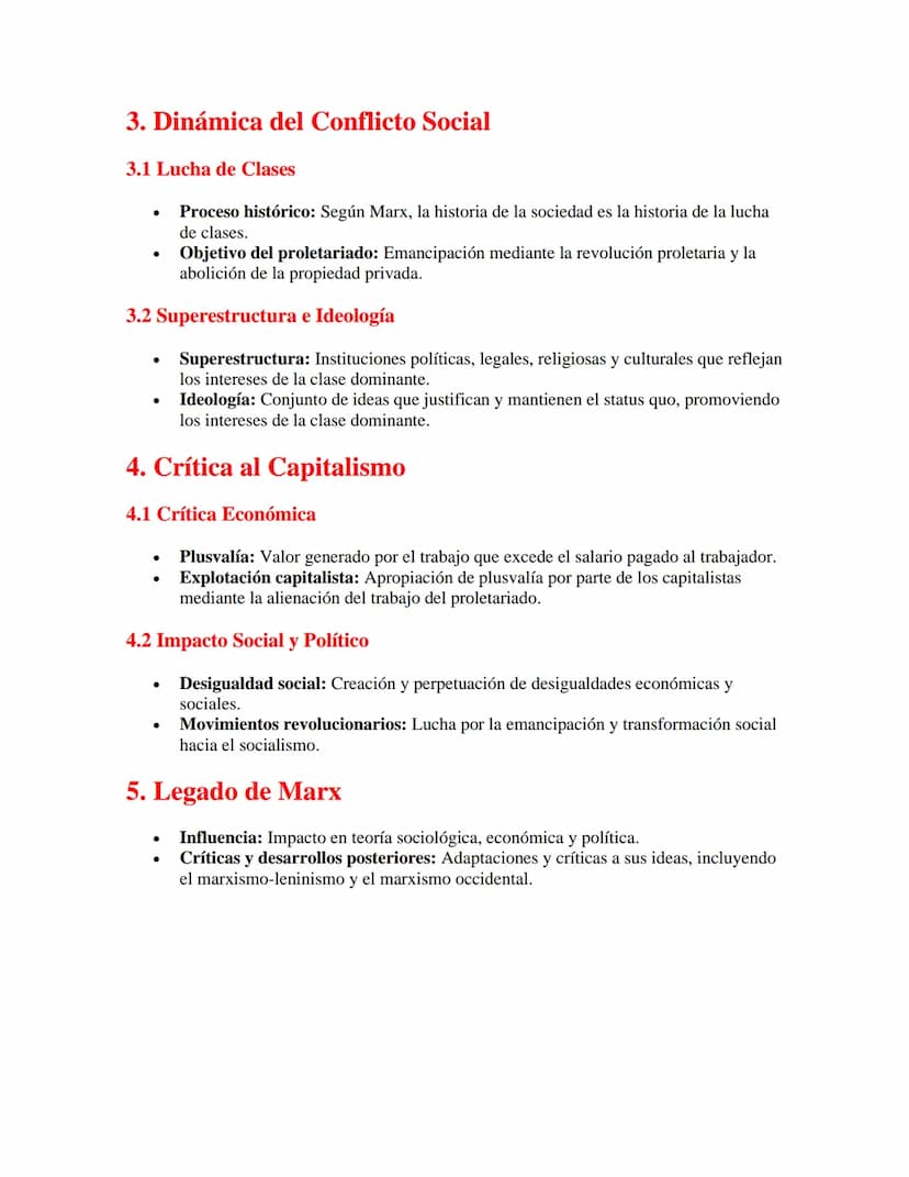 Teoría del Conflicto de Karl Marx
Apuntes//
1. Introducción
•
•
Karl Marx (1818-1883): Filósofo, economista y sociólogo alemán, uno de los
f