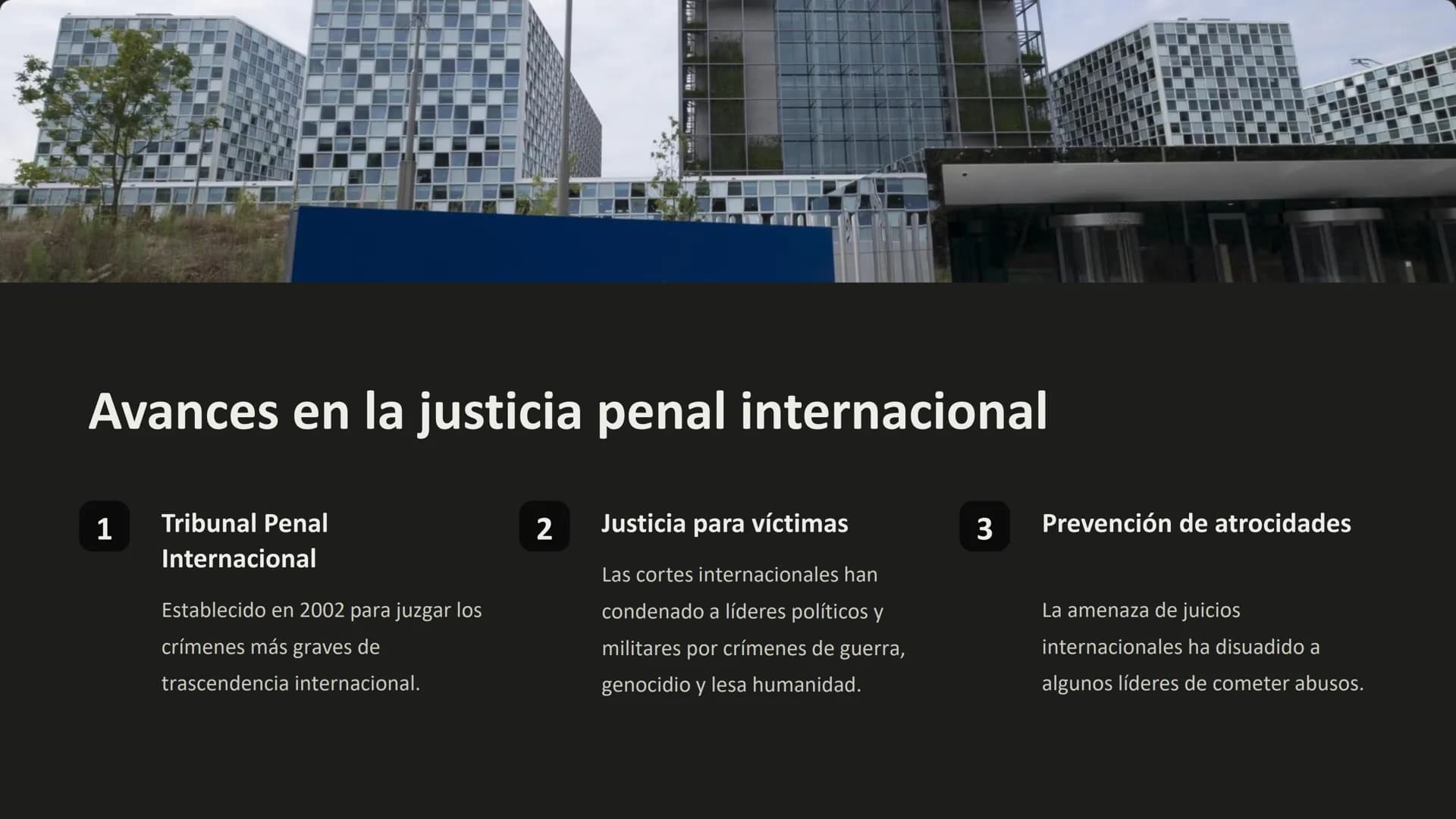 Derechos humanos y
justicia internacional
Los derechos humanos son principios fundamentales que protegen la dignidad y
el bienestar de todas