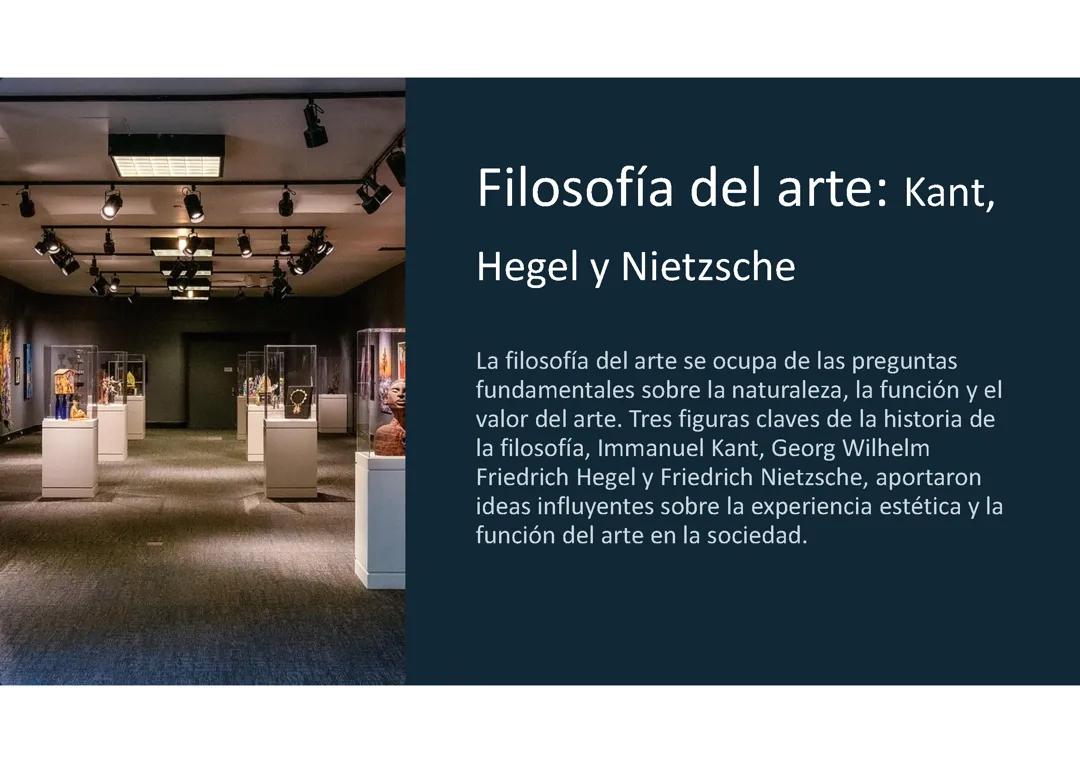 Filosofía del arte: 