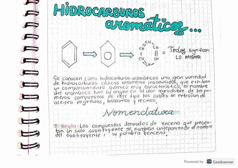 HIDROCARBUROS
aromatices
0-0-0
Todos significan
=
LO MISMO
Se conocen como hidrocarburos aromáticos una gran variedad
de hidrocarburos cícli