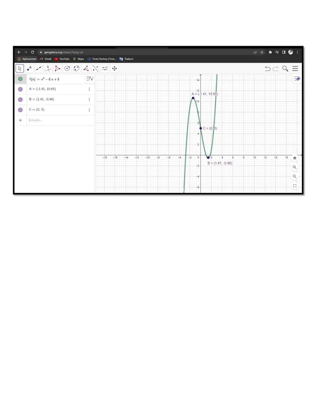 Desarrollo de los ejercicios
De acuerdo con la definición de derivada de una función
f(x+h) − f(x)
f'(x) = lim h
Calcular la derivada de la 