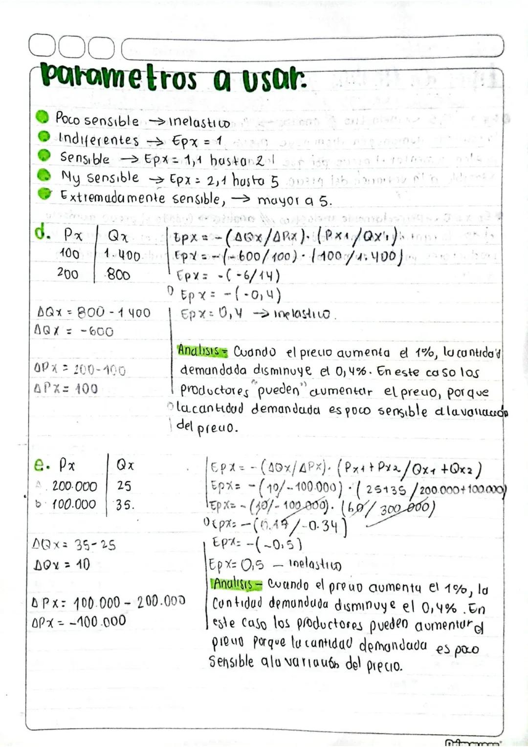 microeconomia.
23-Agosto 20スス
# Formulas para hallar la Elasticsdlcod.
Para hallar la elasticidad precio dela demanda utilizaremos dos fórmu