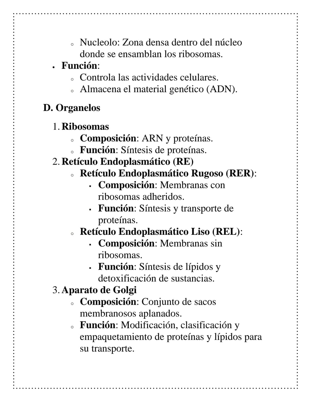 Estructura y
función celular
1. Introducción
•
Definición de célula: La célula es la unidad
básica estructural y funcional de los seres vivo