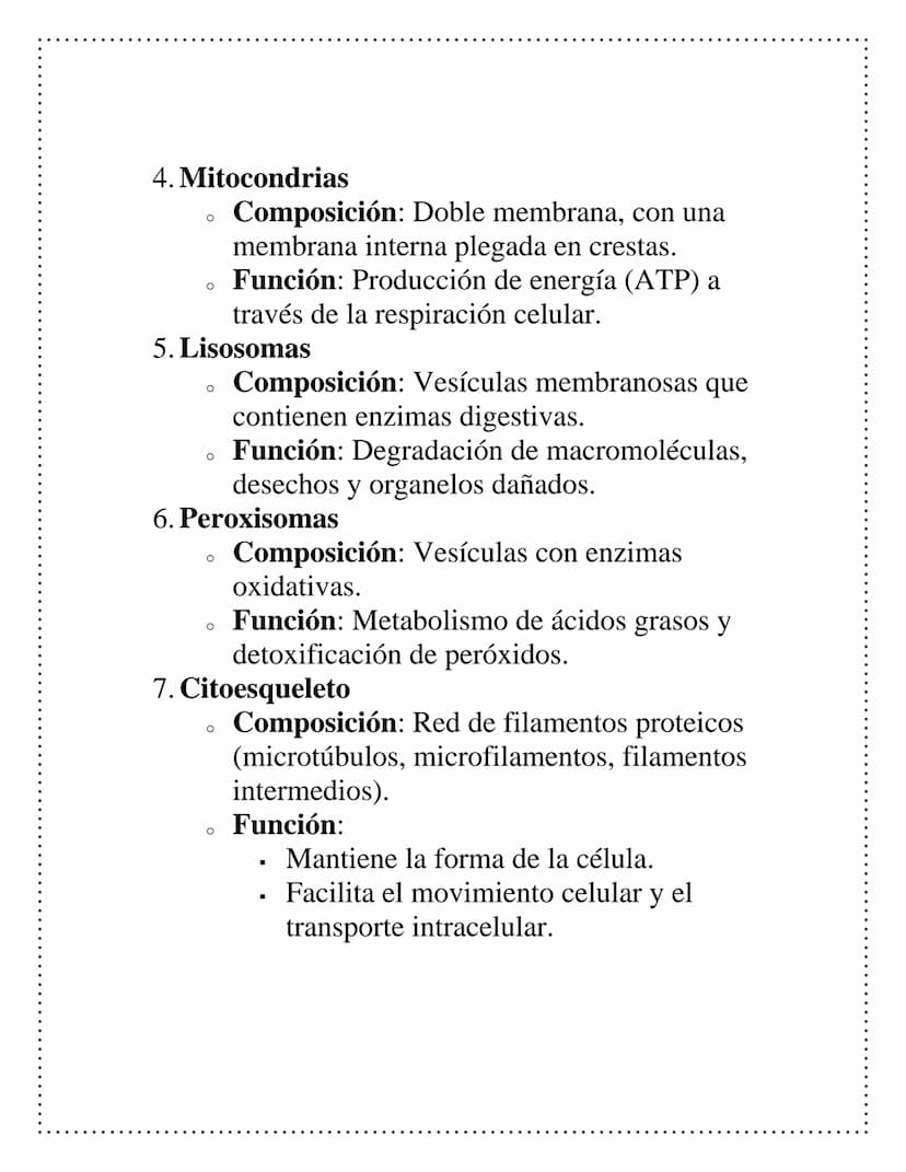 Estructura y
función celular
1. Introducción
•
Definición de célula: La célula es la unidad
básica estructural y funcional de los seres vivo