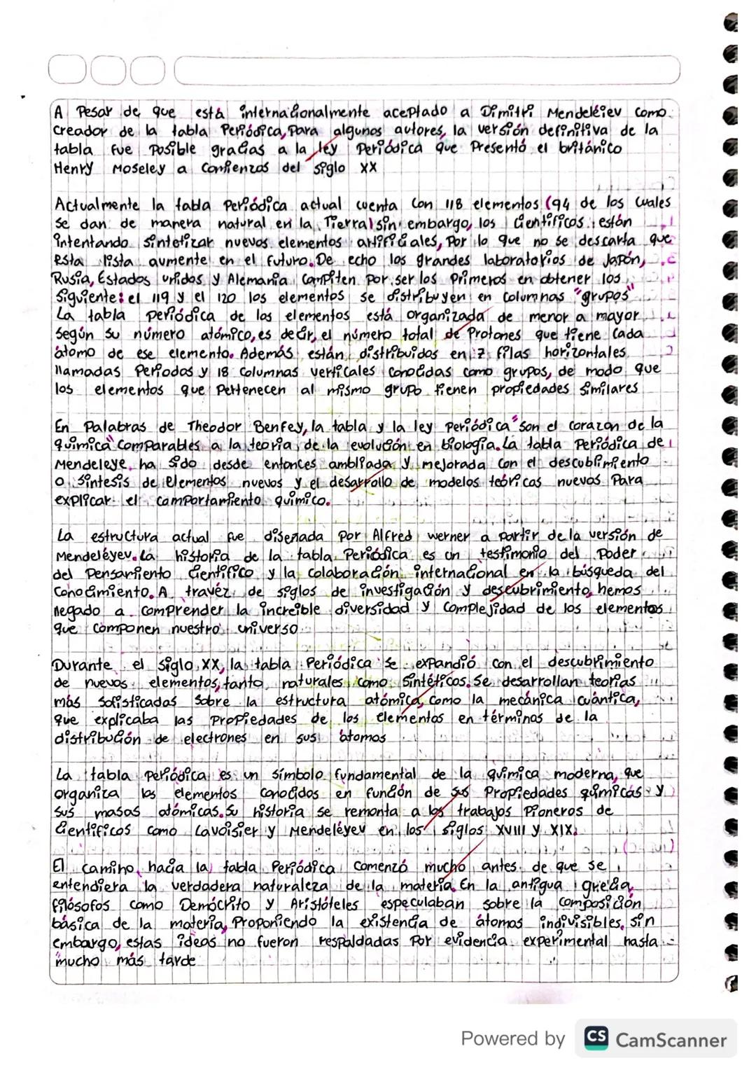 Consulta
TAREA
I. La historia de la Tabla Periodica. Minimo 2 Páguinas
2. Hacer el dibujo a mano y con colores de la tabla periodica. Una Pá
