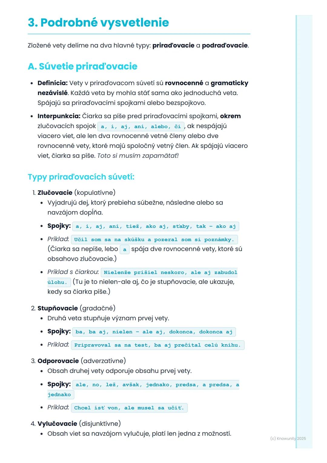 # Skladba zloženej vety

## 1. Prehľad / Úvod

Takže, dnes si prejdeme skladbu zloženej vety, čo je dosť dôležité na
maturitu. V podstate id