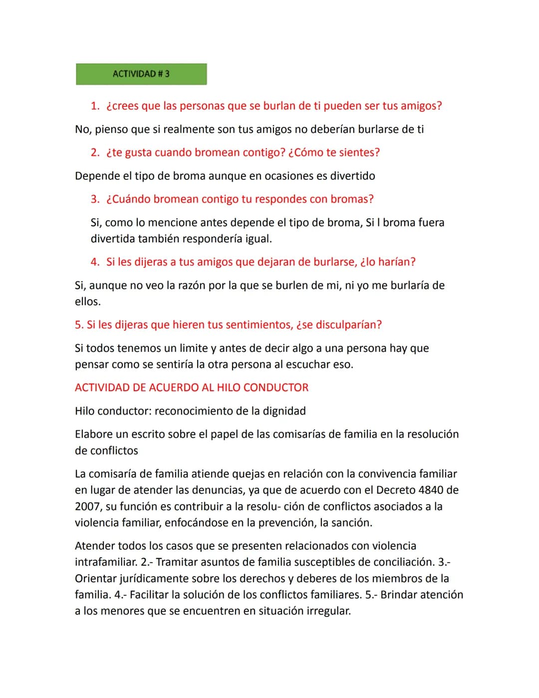 ACTIVIDAD # 1
1. ¿Qué significa para usted Gobierno Escolar?
VOTE
El Gobierno Escolar de toda institución educativa está integrado por el
Co