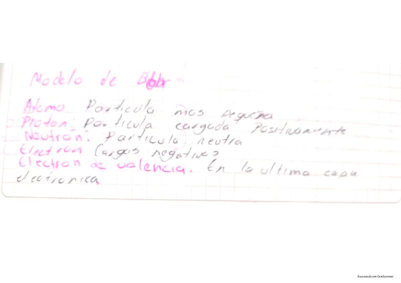 Modelo de Bobr

Atomo Particula mos pequena

• Proton particula cargada POSHINGente
Neutron: Particulo neutra
Electron de valencia. En la ul