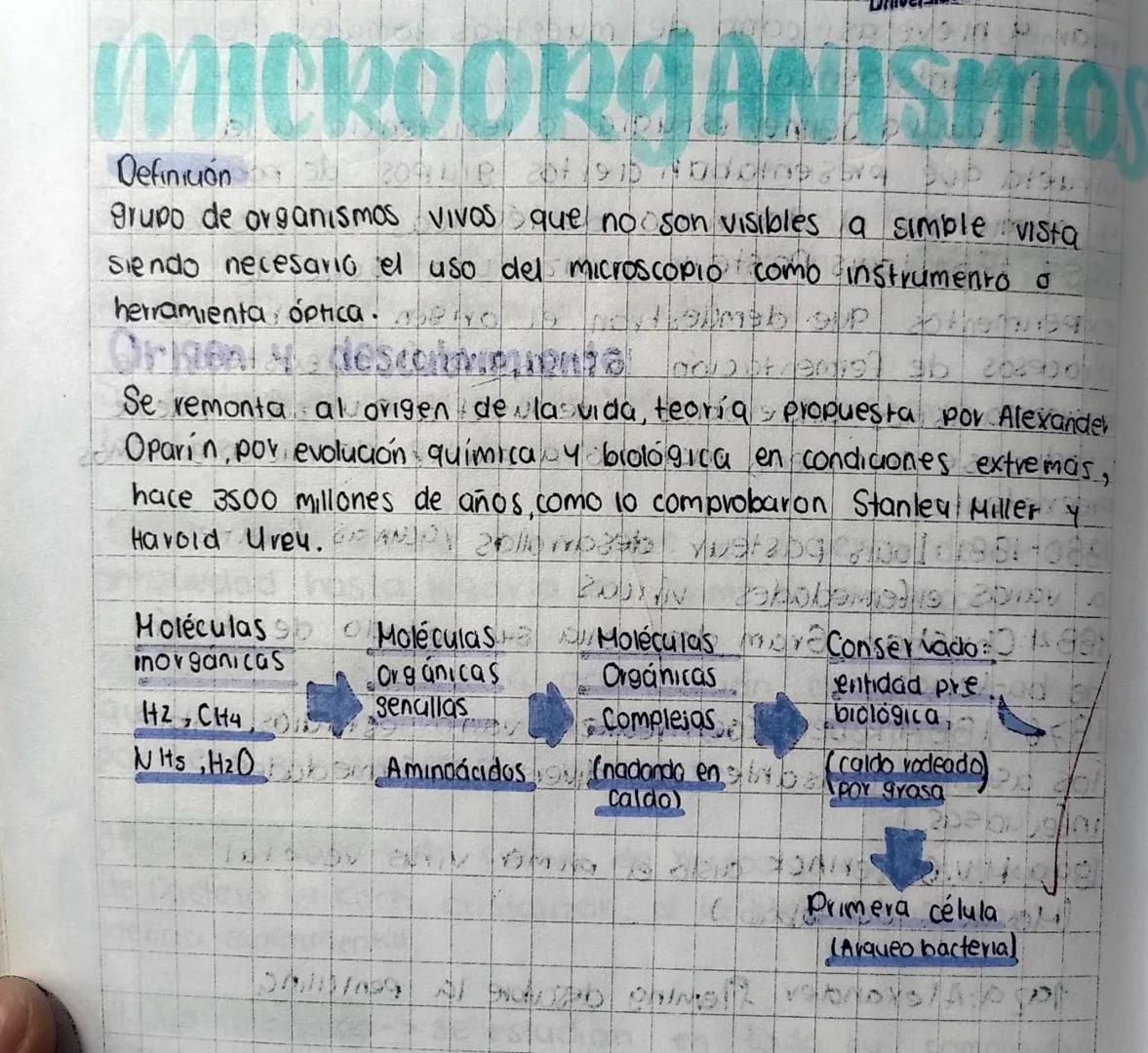 # MICROORGANISMO

Definiuón

grupo de organismos vivos que no son visibles a simple vista
siendo necesario el uso del microscopio como instr