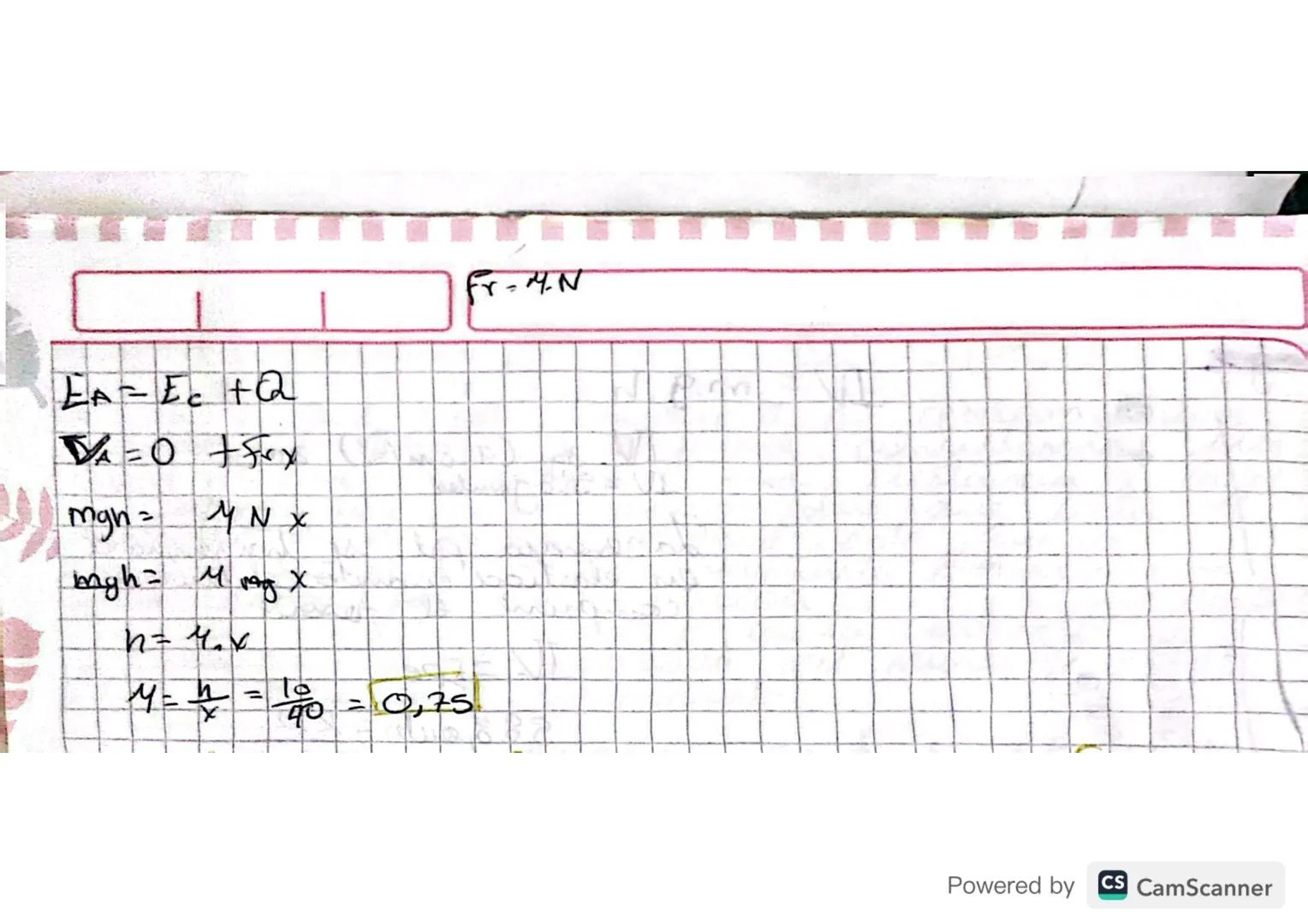 # Unidades deittrabajo

1. Sistema internacional

$F. x = W$

Neuken mito - Joule

w.m

3. Sistema ingles

libra pie 6-pie

E1: dobre un cue
