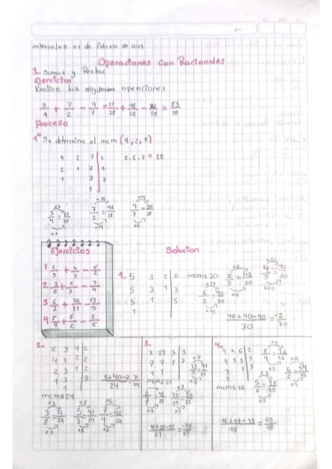 Lunes 23 de enero del 2023
Los
numeros reales estan conformados por varios conjuntos
(subconjuntos)
Los naturales
Realice la siguiente divis