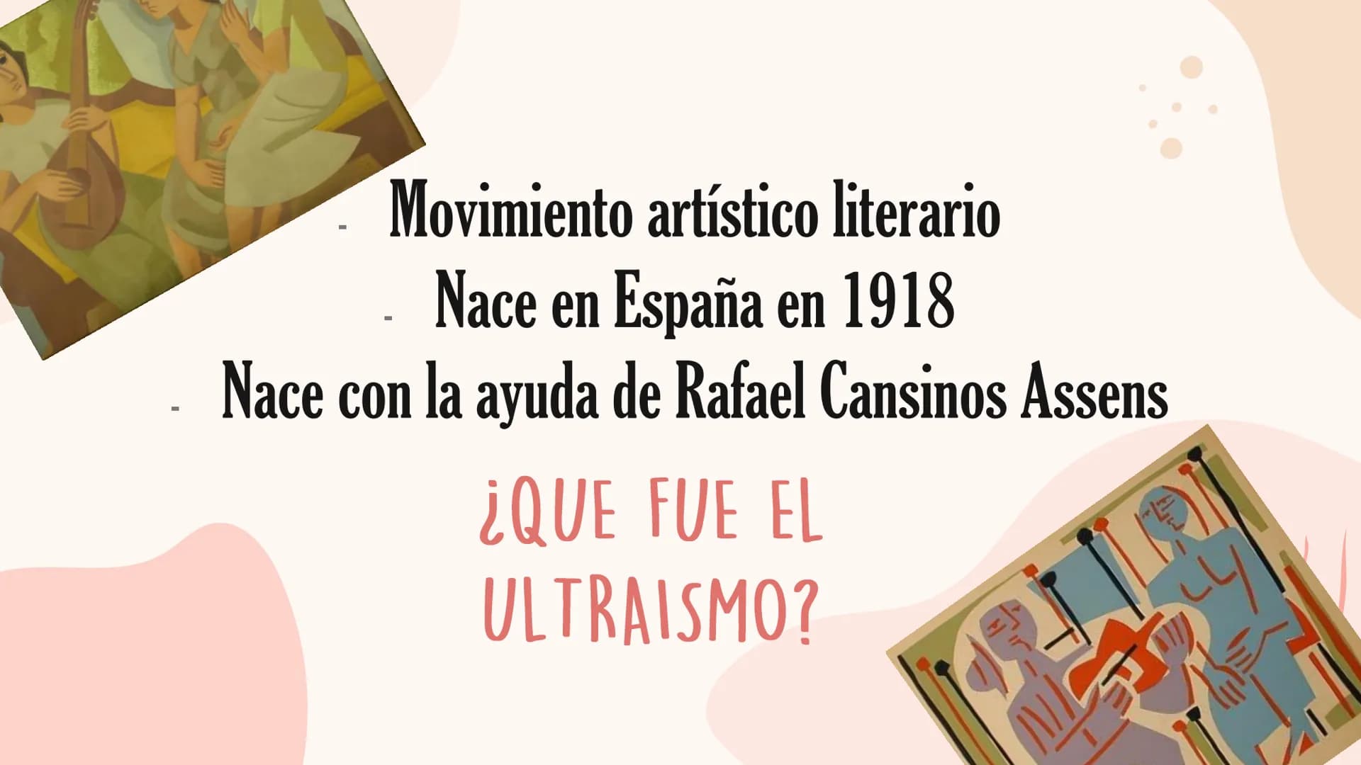CREACIONISMO Movimiento poético hispanoamericano.
Pertenece a las vanguardias del siglo XX
Sus fundadores son: Vicente Huidobro y Pierre Rev