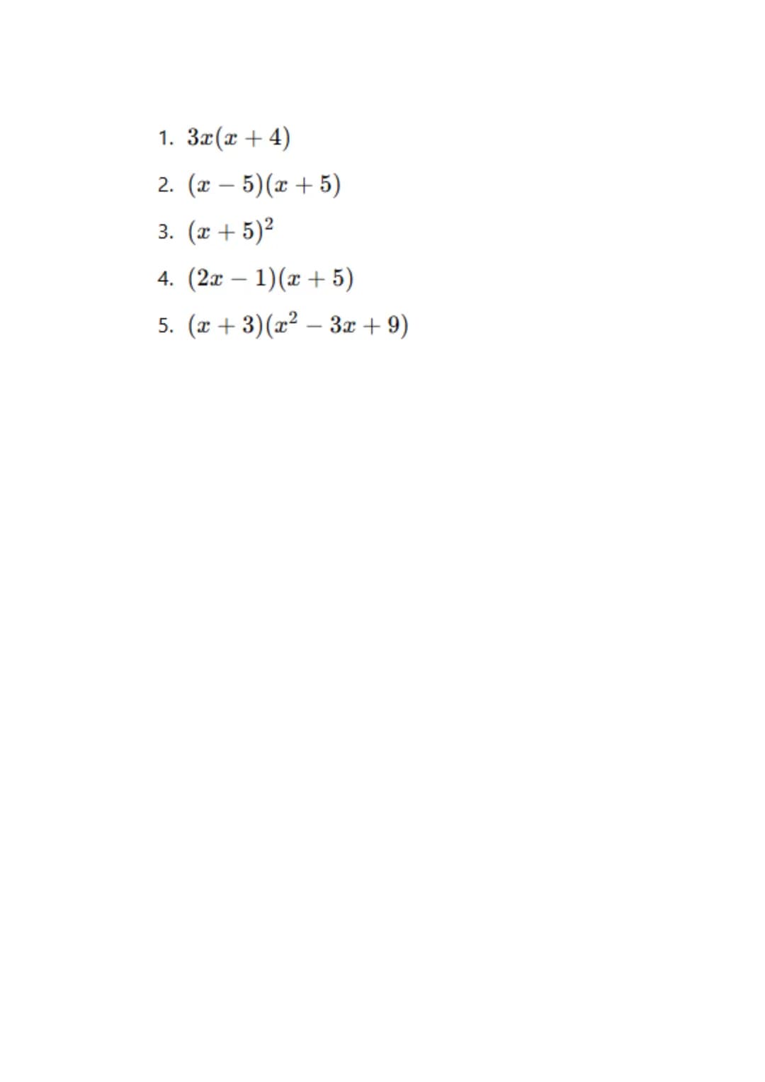 TEMA 1- FACTORIZACION
concepto es una técnica que consiste en la descomposición en factores de Luna
expresión algebraica (que
puede ser un n