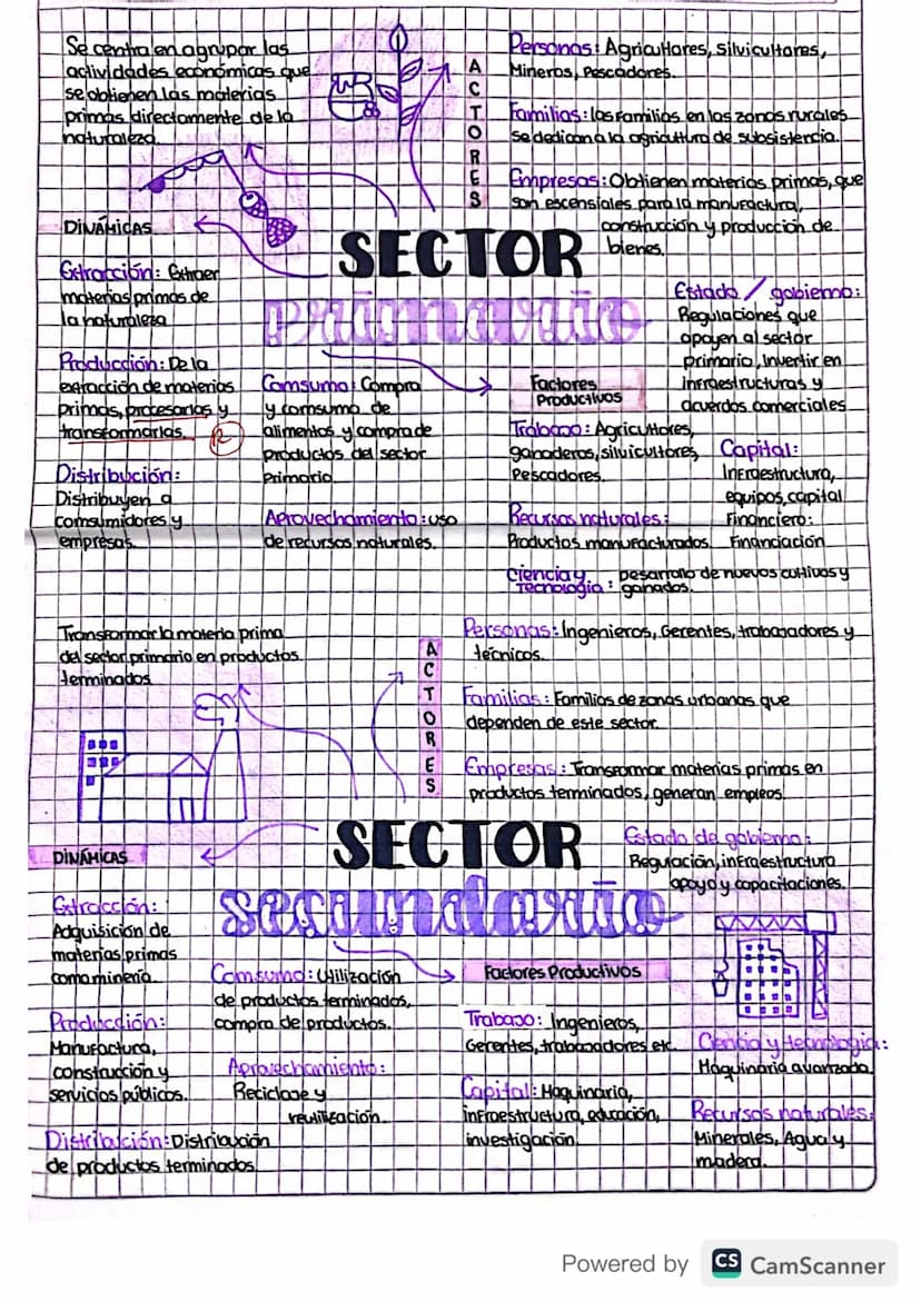 Se centra en agrupar las
actividades económicas que
se obtienen las materias.
primas directamente de la
naturaleza
DINAMICAS
K
Extracción: E