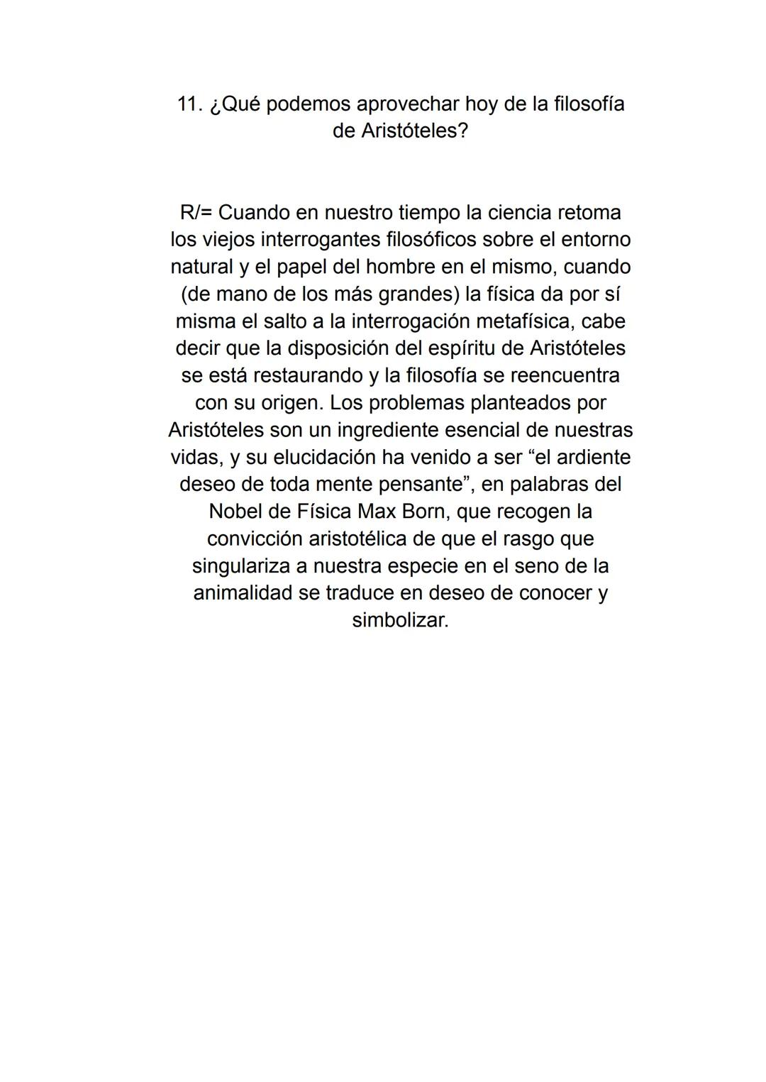 Trabajo de Filosofía

Aristóteles

Albenis María Monterrosa Ríos

Ι.Ε

1. ¿Qué crítica harías tú a la teoría de las ideas de
Platón?

R//: A