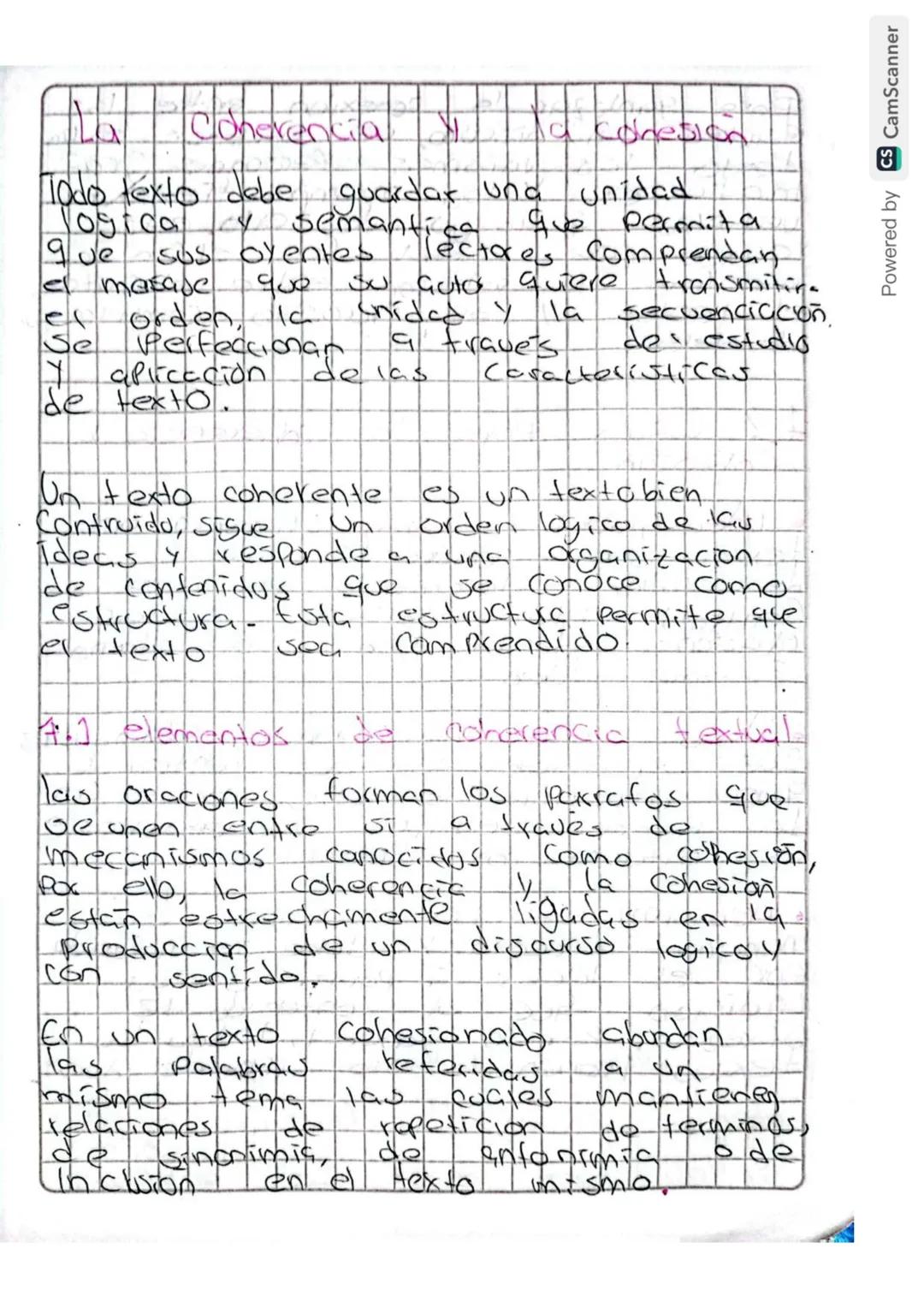 Congrencia
Todo texto debe guardar una unidad
logica y semantica
sus oyentes.
que
el masaje
la cohesión.
que permita
Песна
es
Comprendan
de 