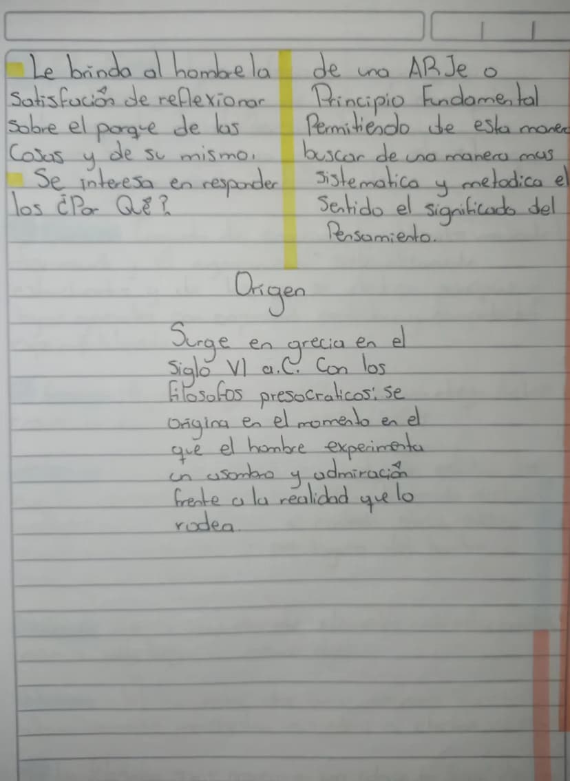 Introducción a la Filosofia
1.1 Explicación:
• Qué significa la palabra filosofia?
Proviene
del
La palabra filosofia
griego antiguo y
esta c