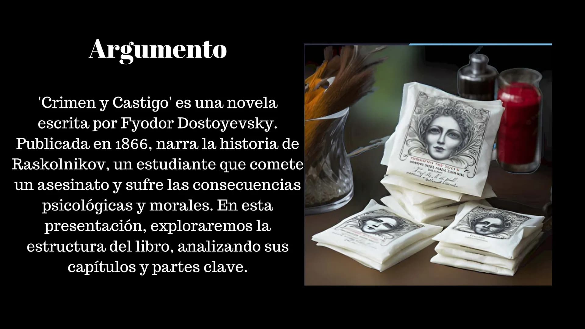 Datos generales de la obra
'Crimen y Castigo' fue publicado por
primera vez en 1866 en la revista
literaria 'El mensajero ruso'. Desde
enton