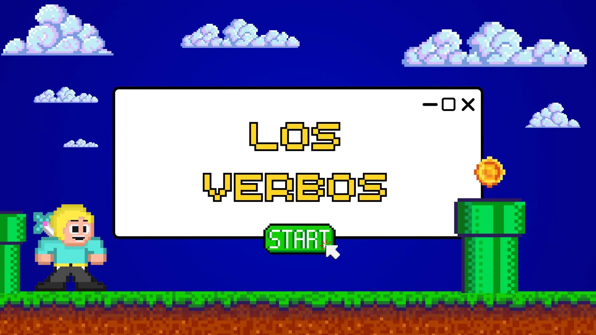 LOS
VERBOS
START
-OX LOS VERBOS
Motores de la Acción Los verbos son las palabras que
nos permiten describir acciones, estados y procesos
en 