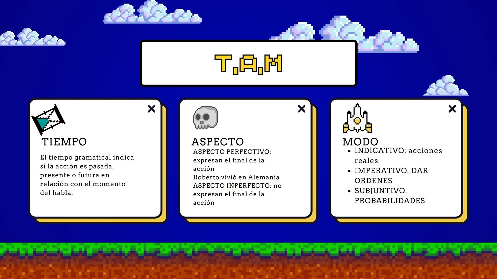 LOS
VERBOS
START
-OX LOS VERBOS
Motores de la Acción Los verbos son las palabras que
nos permiten describir acciones, estados y procesos
en 