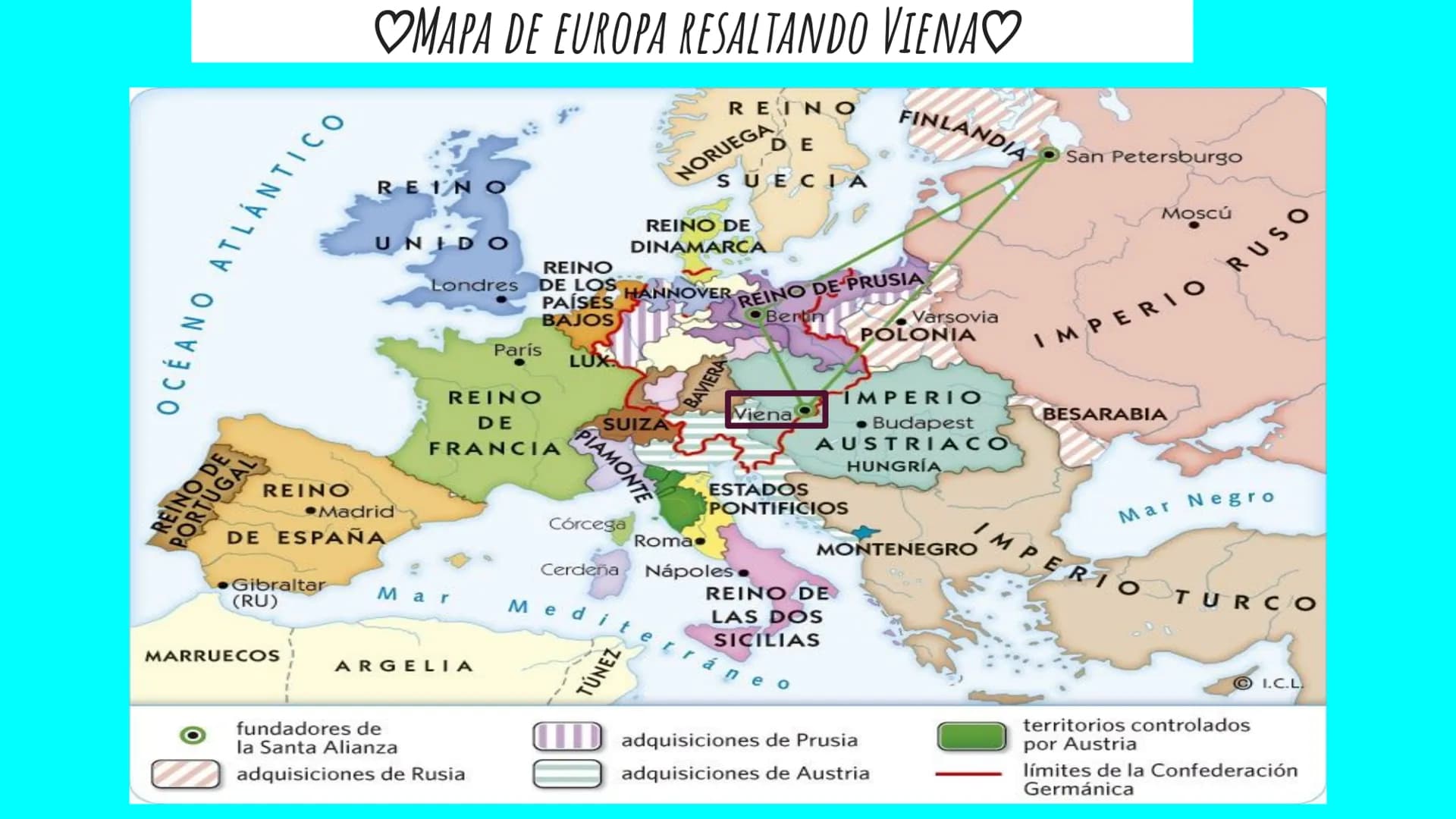 ♡PRESENTACIONES SOBRE
PAÍSES DE EUROPA ♡
♥ Austria
-
Viena ♡ ♡MAPA DE EUROPA RESALTANDO VIENA♡
REINO
UNIDO
REINO
REINO
NORUEG
DE
SUECIA
REIN