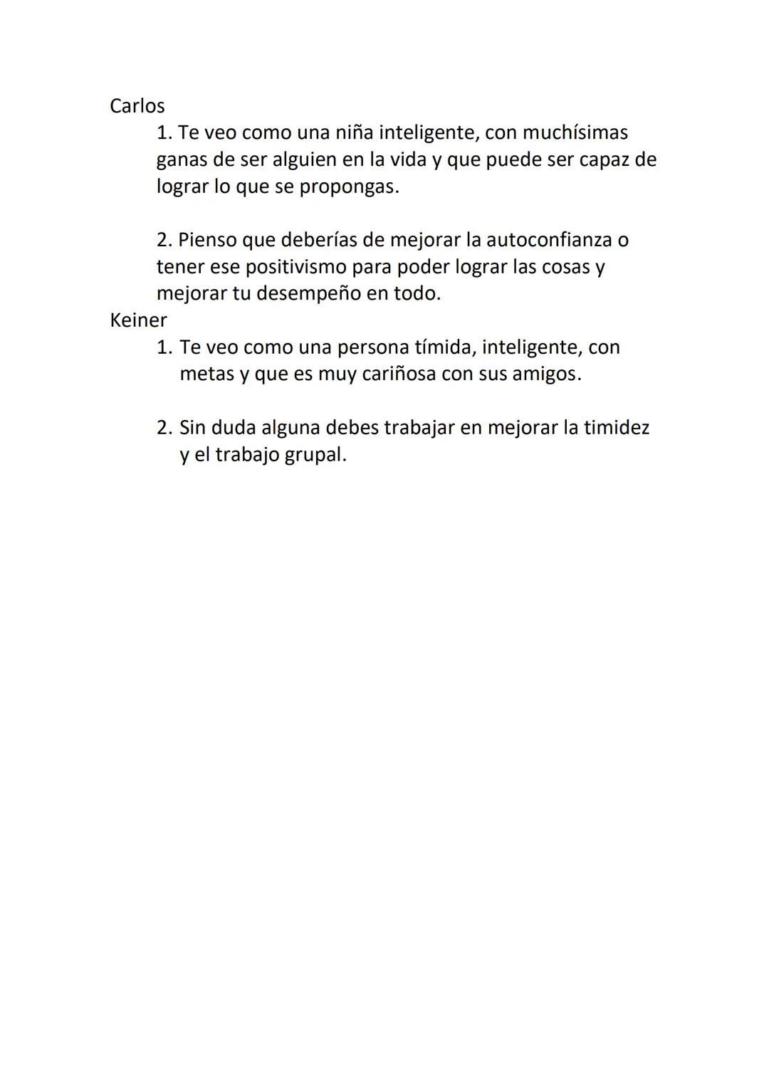 FORTALEZAS
- Compañerismo
-Resiliencia
- Mantenerme en calma en situaciones
dificiles
-Honestidad
-Compromiso
-Puntualidad
DEBILIDADES
- Pán