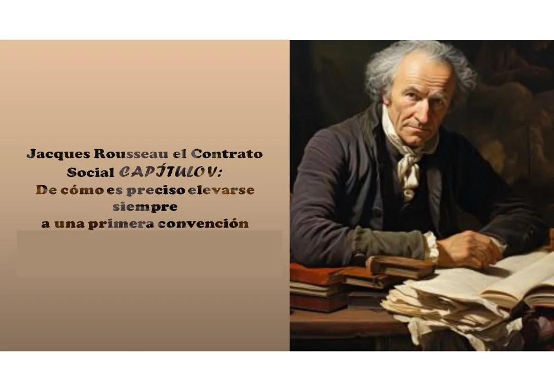 Contrato Social de Jean-Jacques capitulo V