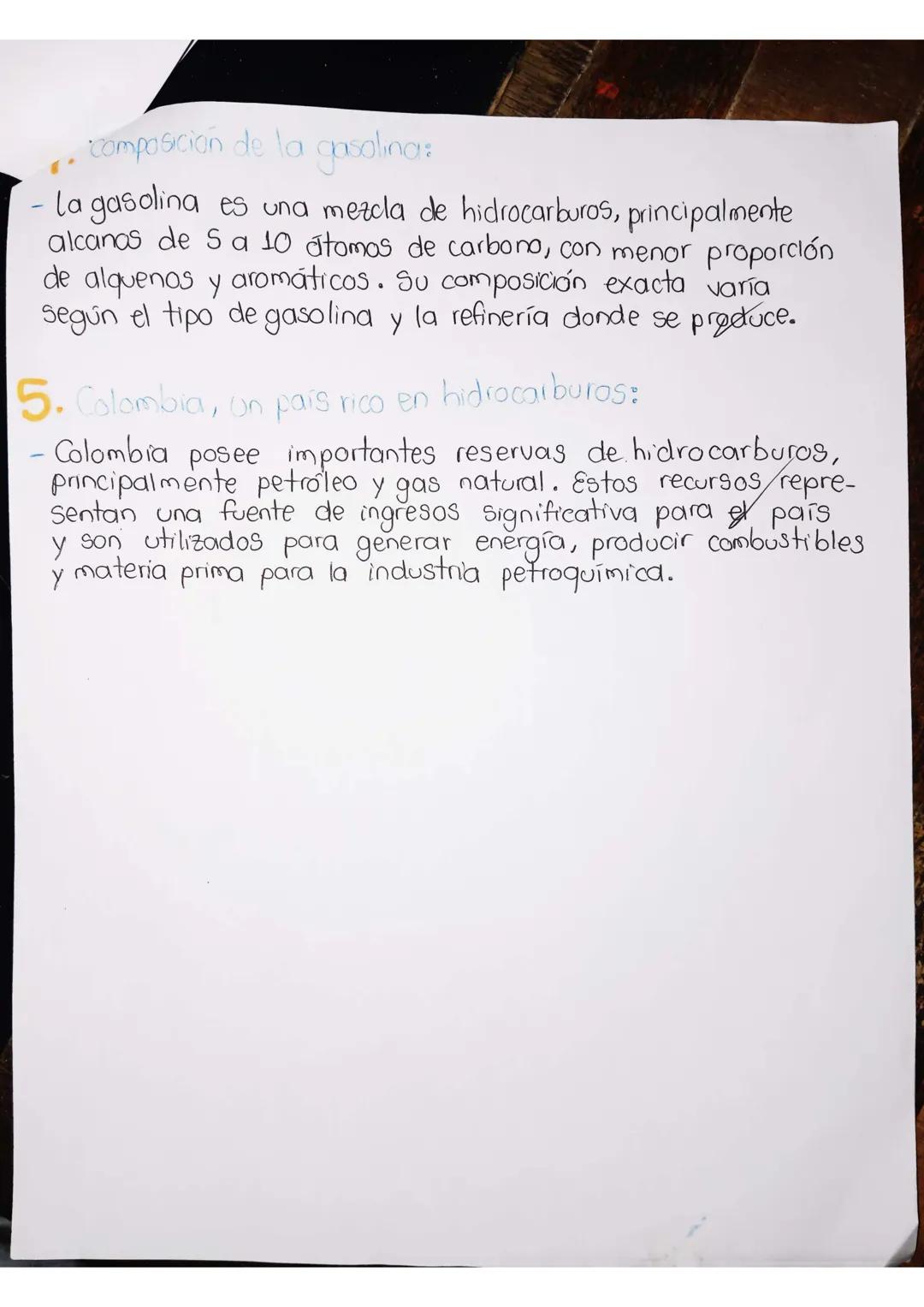 Trabajo Afianzamiento.

1. Realizar 5 ejercicios de cada tipo de hidrocarburos nom-
brándolos correctamente.
2. Investigar las característic