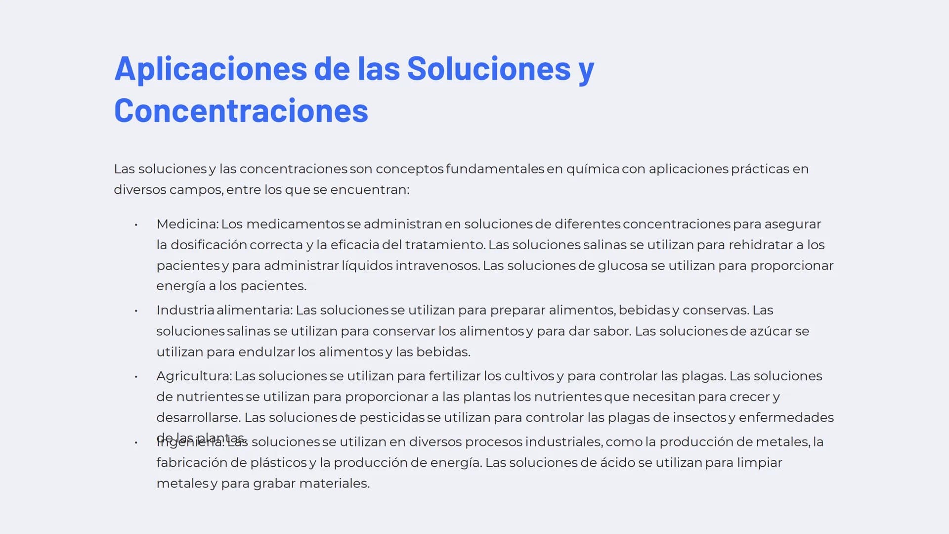Introducción a las Soluciones y
Concentraciones
Este documento explorará el fascinante mundo de las soluciones y las concentraciones, concep