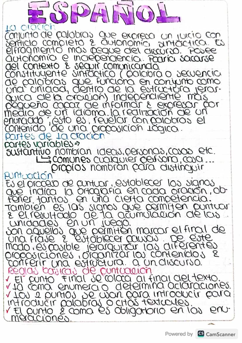 ESPAÑOL
La clacion
Conjunto de calabras que expresa un juicio con
Senticlo completo & autonomic sintactica. Es
elfragmento más peque del dis