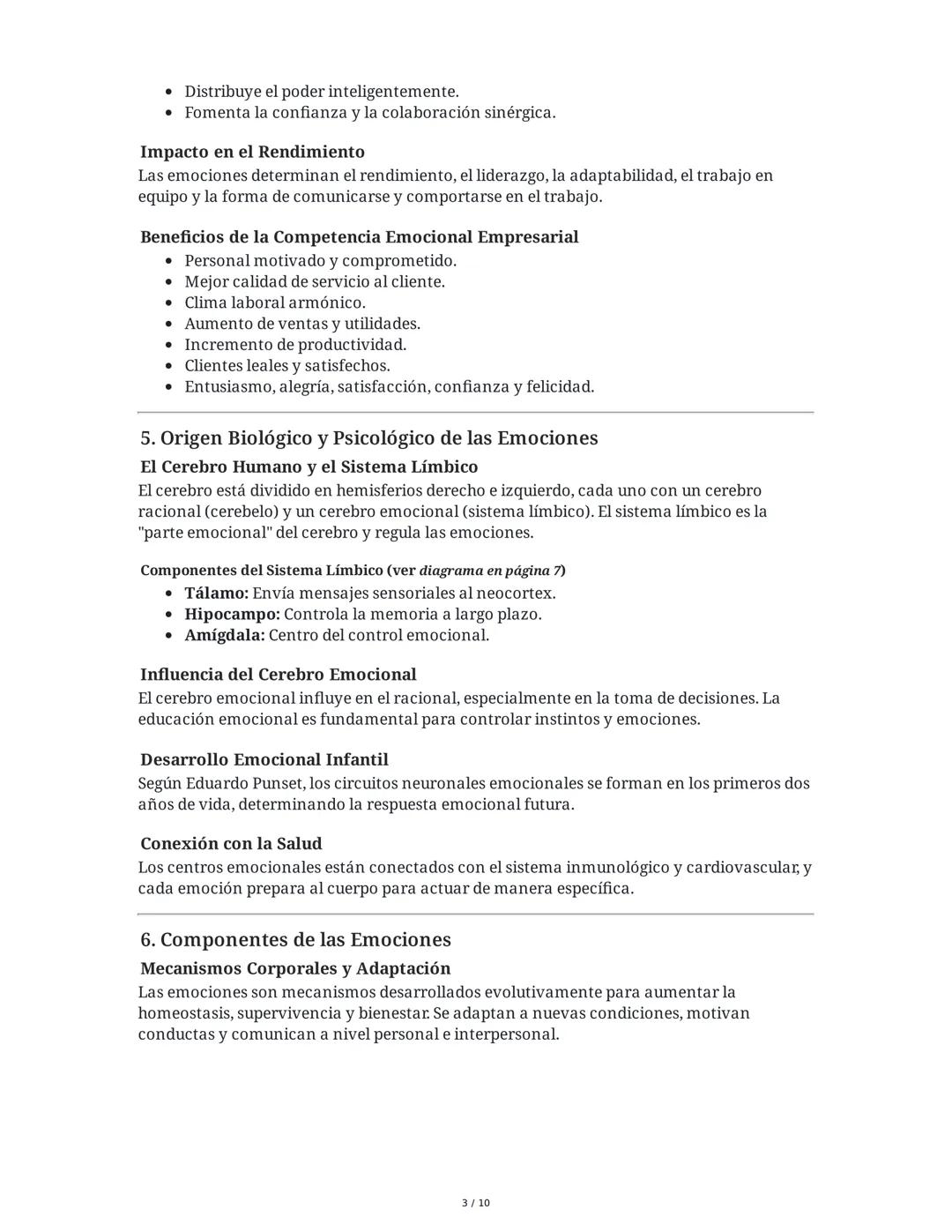 Desarrollo de la Inteligencia Emocional en lo Personal y
Introducción
Laboral
El material aborda el desarrollo de la inteligencia emocional 