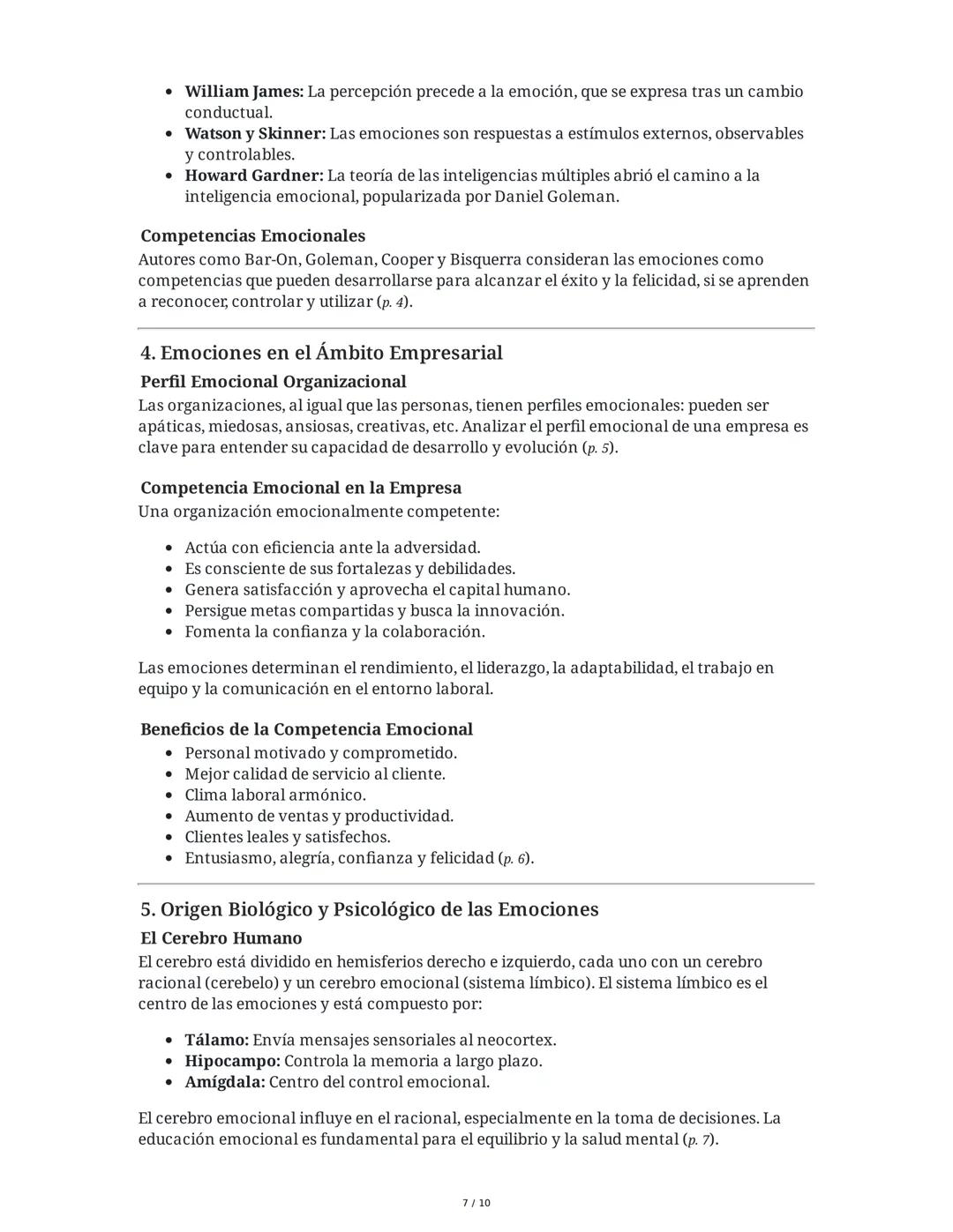 Desarrollo de la Inteligencia Emocional en lo Personal y
Introducción
Laboral
El material aborda el desarrollo de la inteligencia emocional 