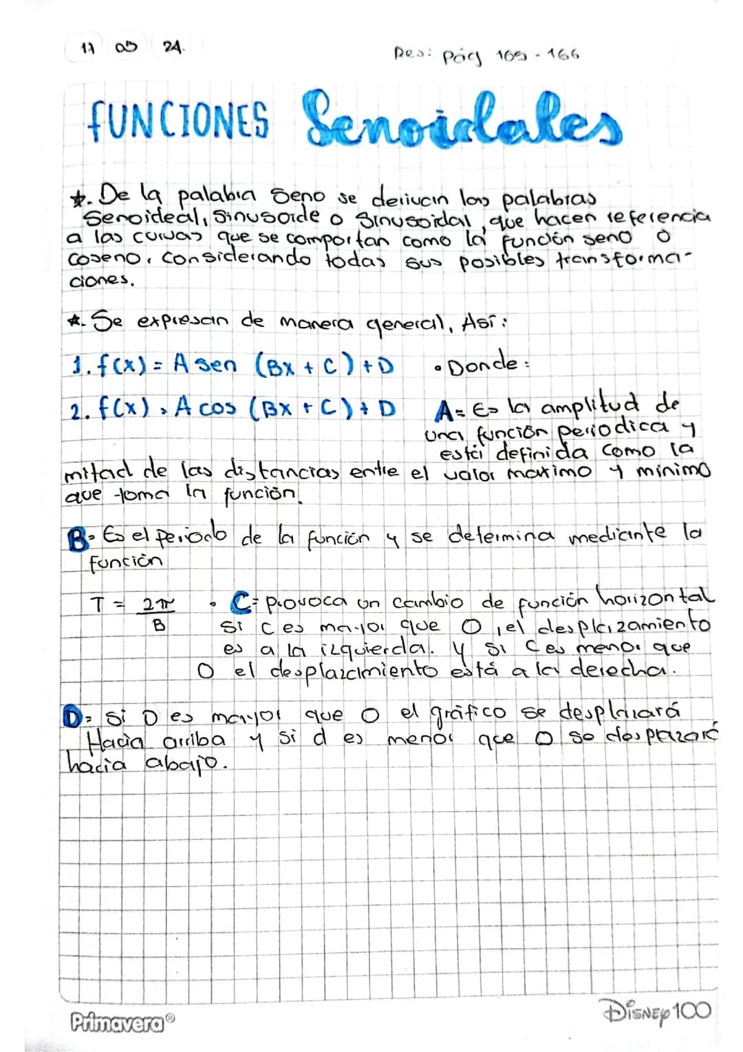 Funciones senoidales 