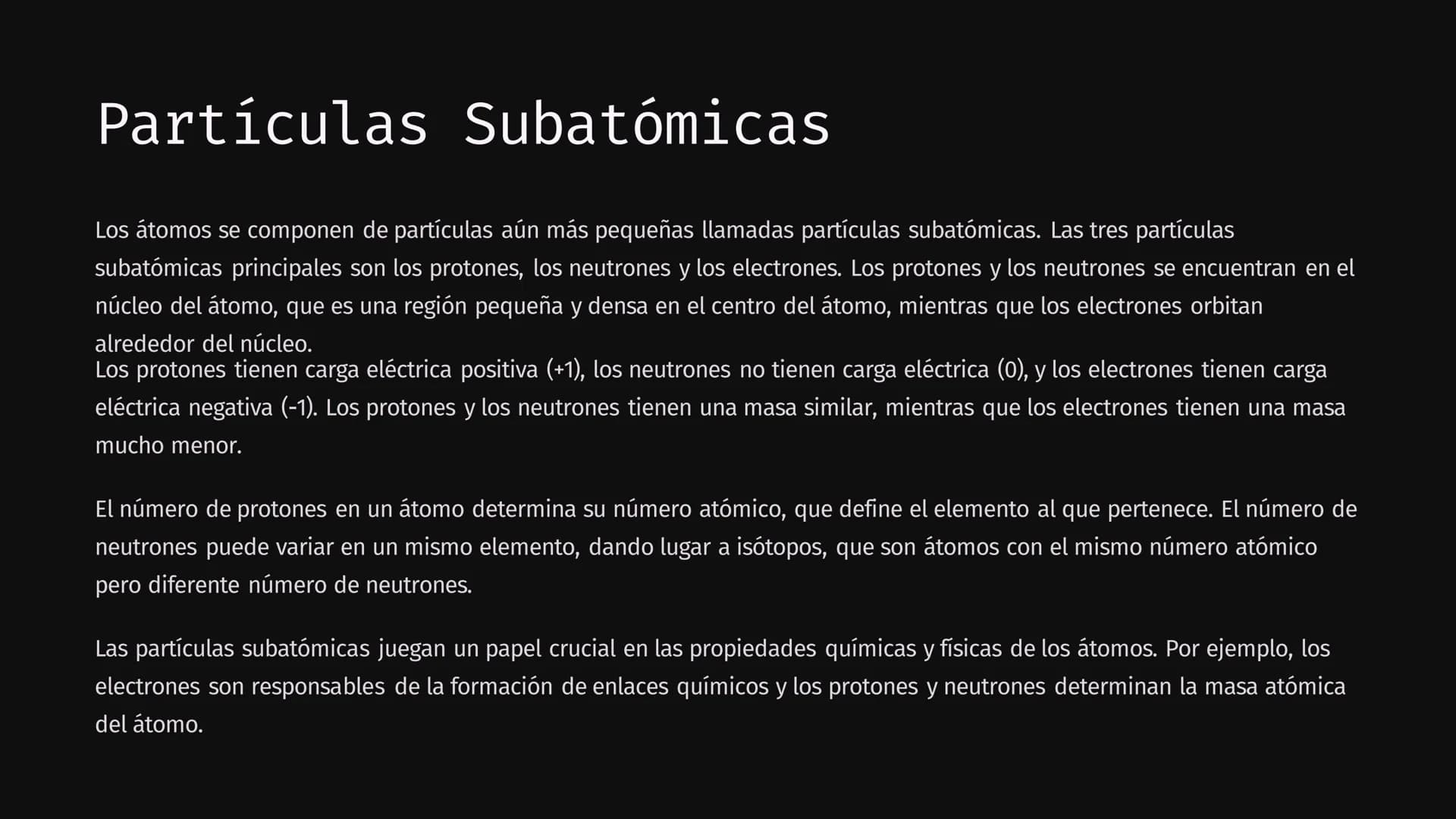 Estructura Atómica
La estructura atómica es un tema fundamental en la química, ya que describe la composición y organización de los
átomos, 