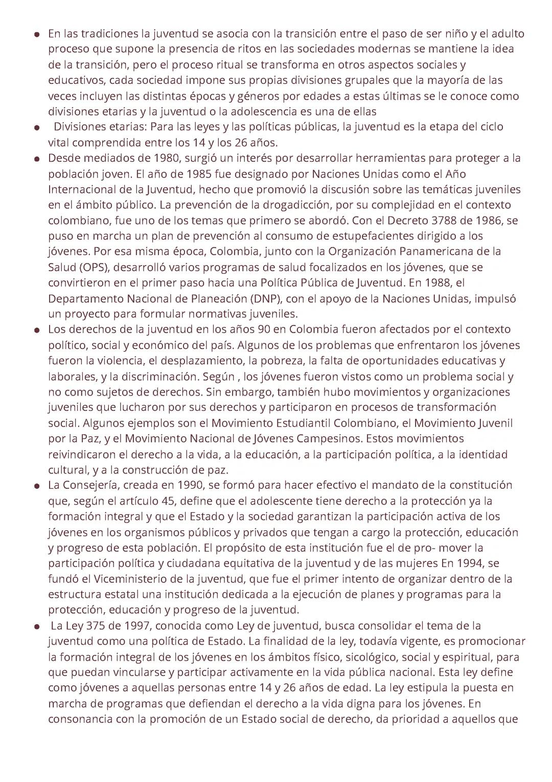 Conoce los derechos de los jóvenes en Colombia