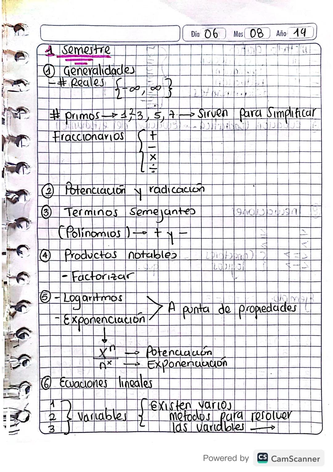 Matemáticas operativas 
