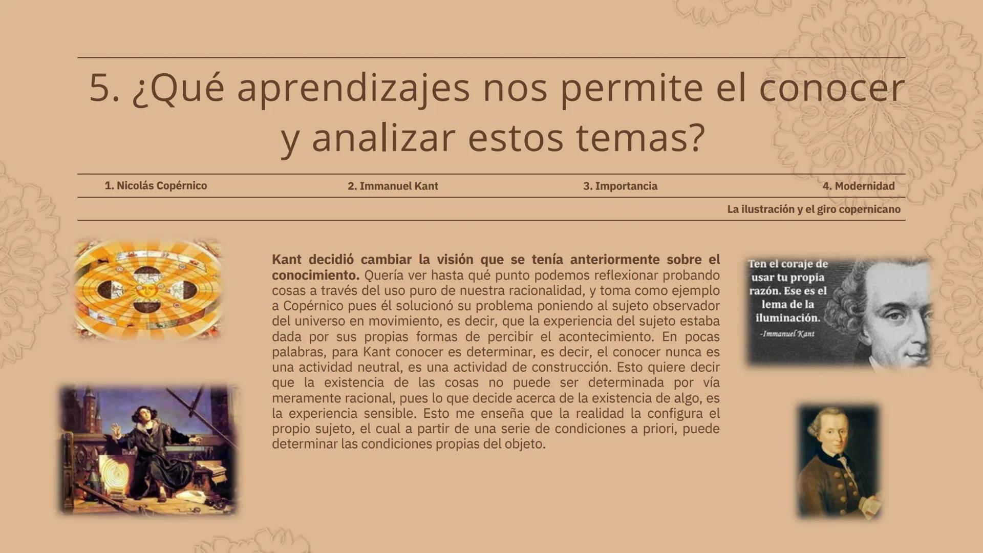 La ilustración y
el giro
copernicano CREATED BY SLIDESGO

# 1. ¿Quién es Nicolás Copérnico y qué es el
giro copernicano?

1. Nicolás Copérni