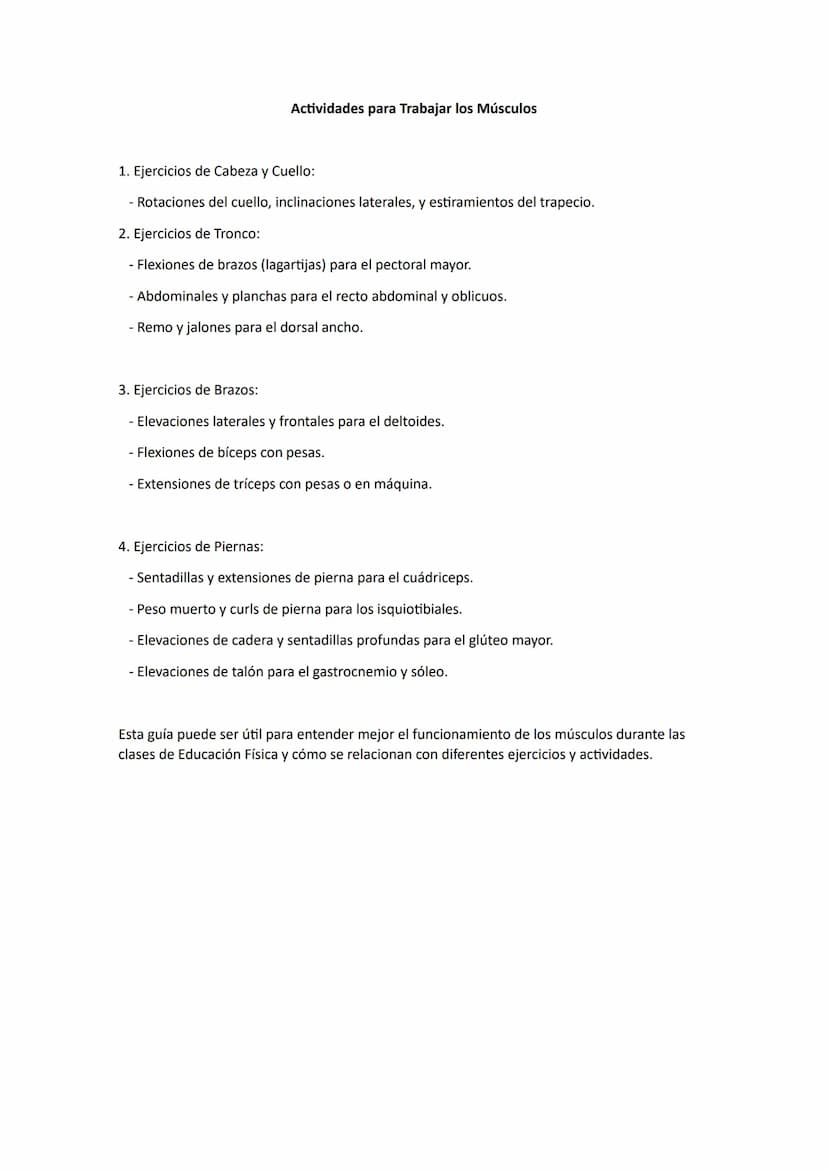 PRINCIPALES MÚSCULOS DEL CUERPO Y SUS FUNCIONES
Músculos de la Cabeza y el Cuello
Músculo temporal
Músculo masetero
(de la masticación)
Bucc
