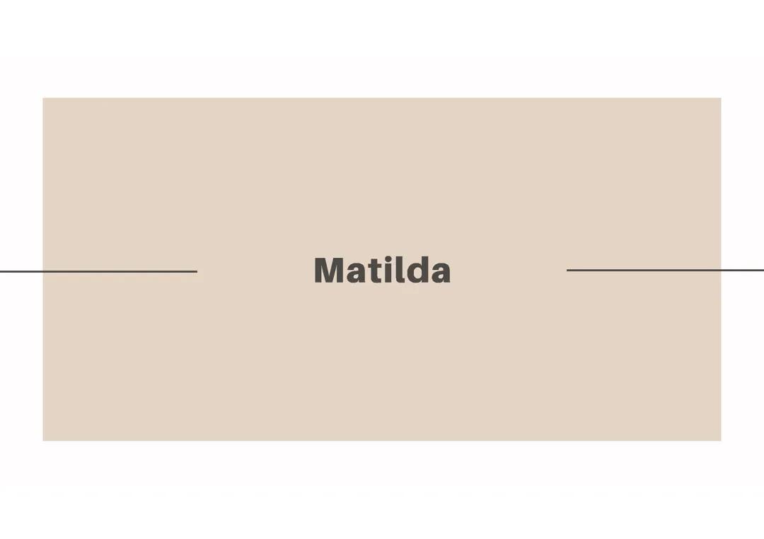 Exposición: Matilda
