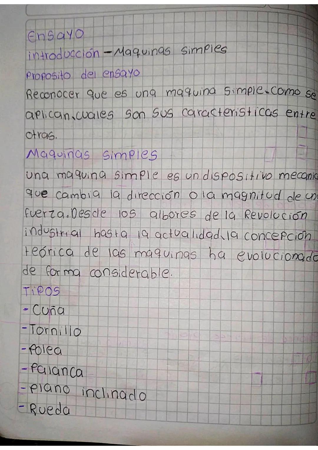 Máquinas Simples: Conceptos y Características