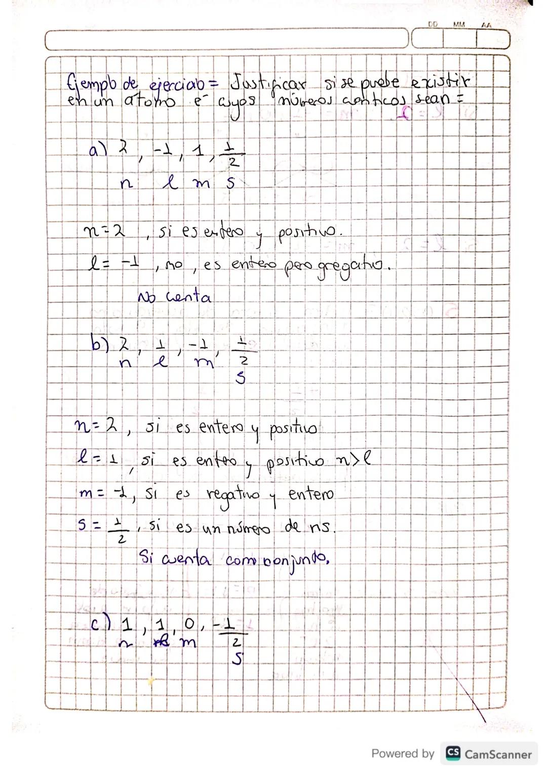 3414
Tarea
1) Consultar
Cuanticos
У
como se
hacen los
lm, S.
número s
número cuantico = Son números de magnitudes
fisicas Conservadas en
Cie