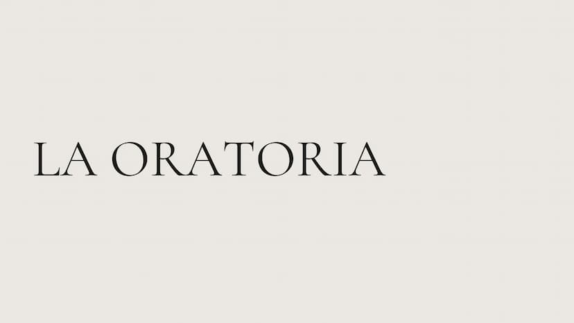 LA ORATORIA ¿Qué es la Oratoria?
La oratoria es la capacidad de comunicar ideas de forma
clara y convincente ante una audiencia. Implica no 
